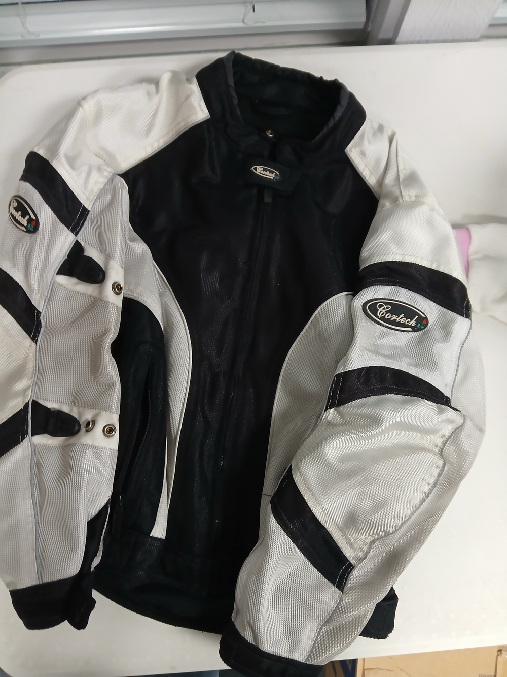 Cortech Women’s Black & White Utility Riding Jacket